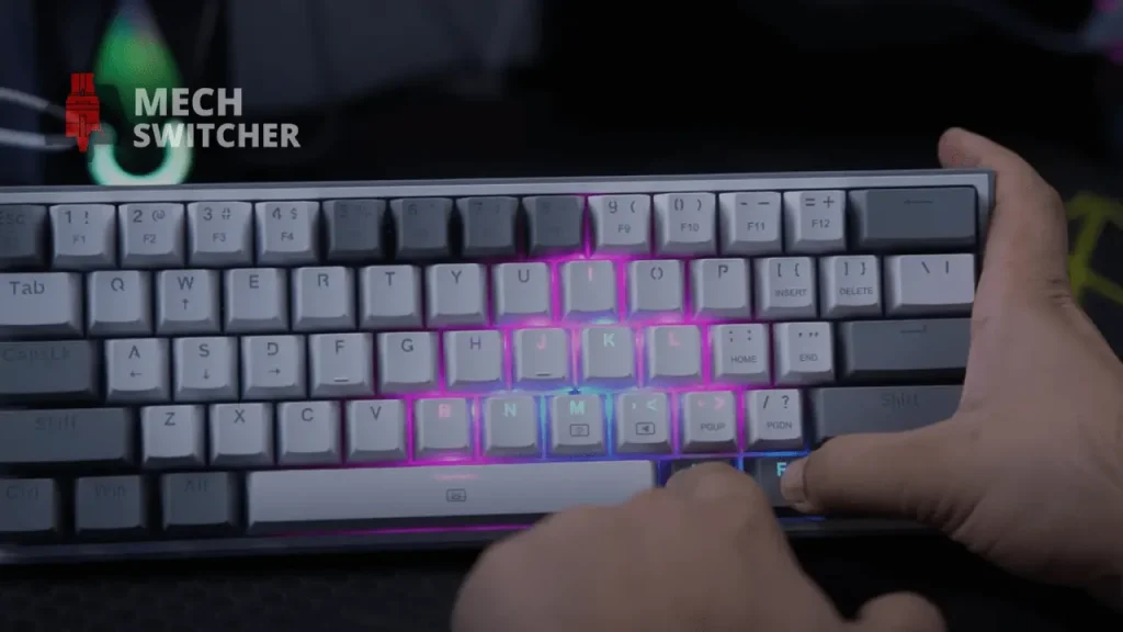 RGB linear switches keyboard