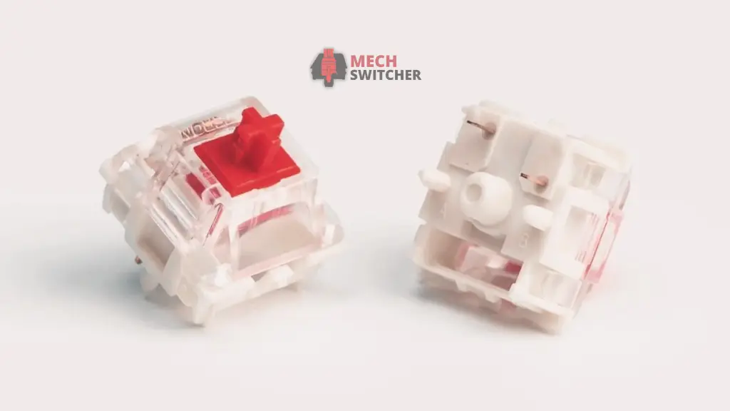 two Gateron Red Linear Switches